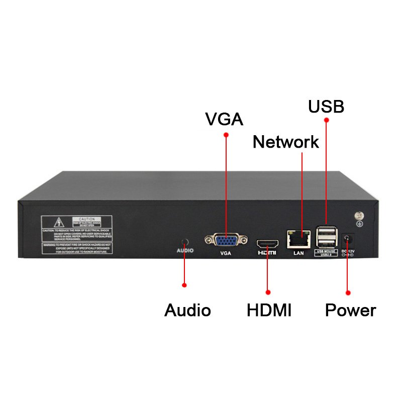 Network Video Recorder NVR 16CH 32CH 64CH for IP Cameras CCTV System